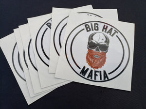 Big Hat Mafia Logo Sticker