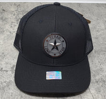 Load image into Gallery viewer, Blackout Texas Star Trucker Hat