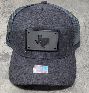 Blackout Texas Emblem Trucker Hat