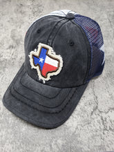 Load image into Gallery viewer, Texas Map Trucker Hat with Patch