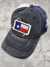 Load image into Gallery viewer, Texas Flag Trucker Hat with Patch