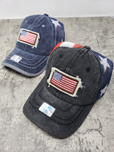 Load image into Gallery viewer, American Flag Trucker Hat with Patch