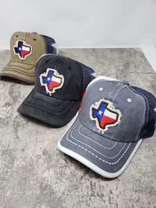Texas Map Trucker Hat with Patch