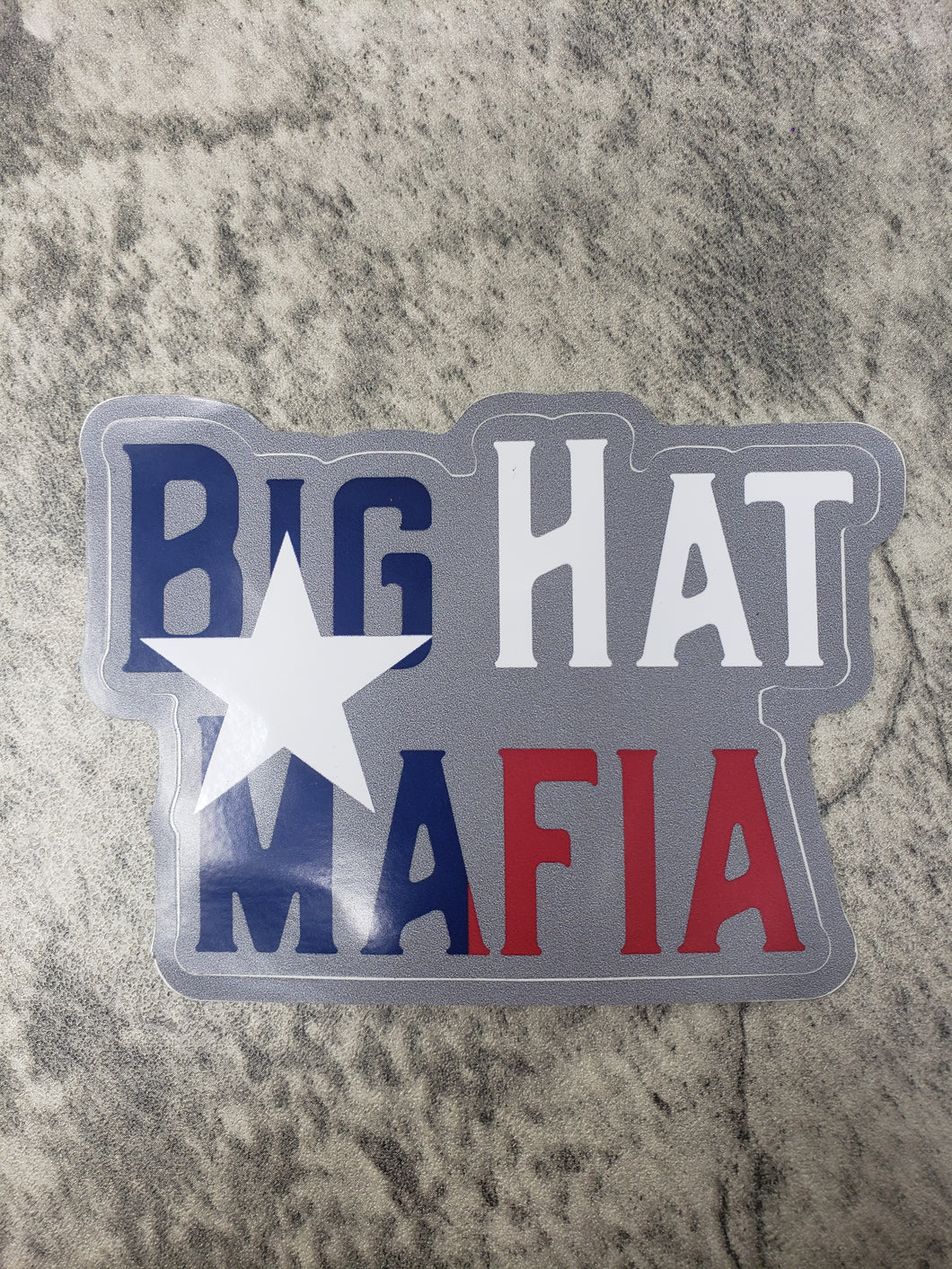 Big Hat Mafia Texas sticker
